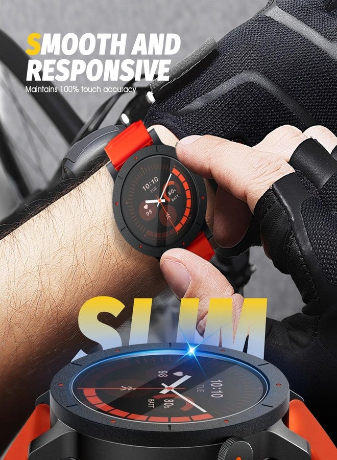 Orzero (3 Pack) Compatible for CMF Watch 3 Pro Tempered Glass Watch Screen Protector, Protector De Pantalla with Auto Alignment Tool 9H High Definition Anti-Scratch Bubble Free - Image 5