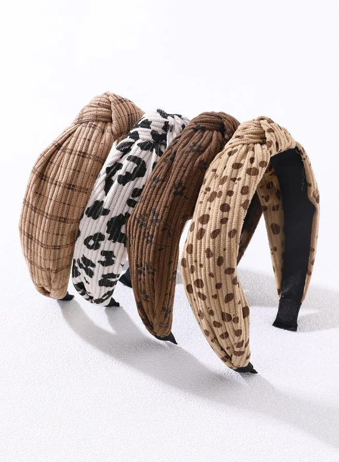 Take Two Pack of 4 - Printed Knotted Headband