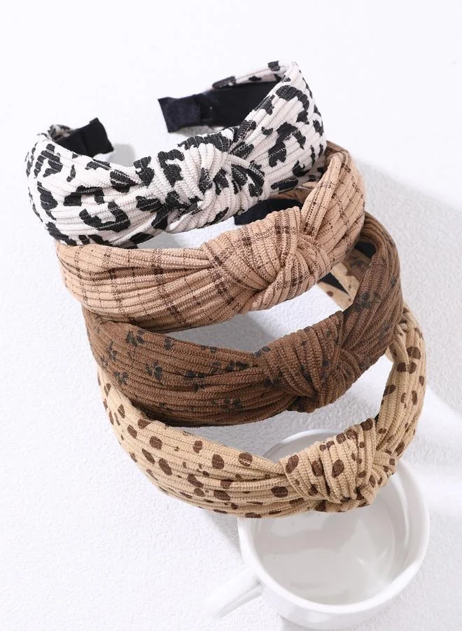 Take Two Pack of 4 - Printed Knotted Headband