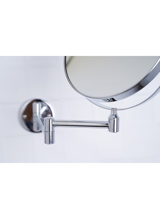 Pan Home مرآة زينة مزدوجة الجوانب من روزلين، كروم، 23×7.5×31 سم - Image 4