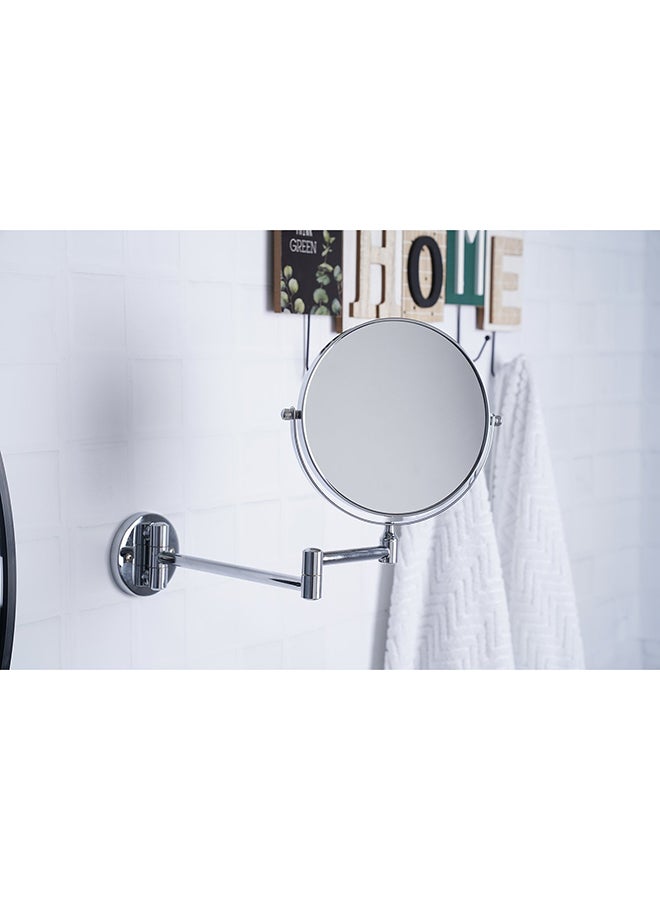 Pan Home مرآة زينة مزدوجة الجوانب من روزلين، كروم، 23×7.5×31 سم - Image 2