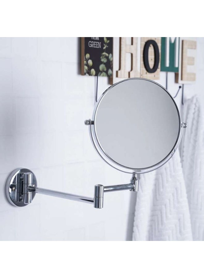 Pan Home مرآة زينة مزدوجة الجوانب من روزلين، كروم، 23×7.5×31 سم - Image 1