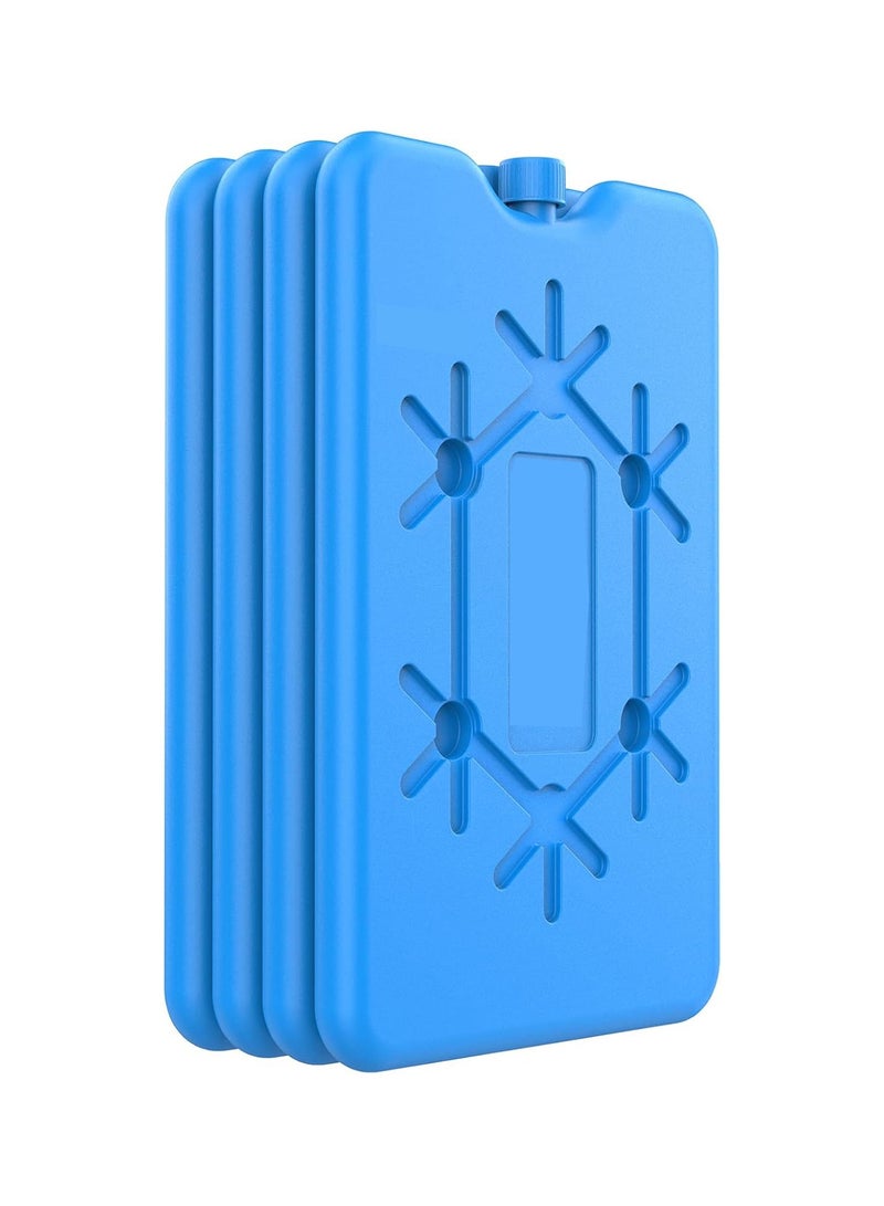 TYCOM Ice Packs for Lunch Box Reusable Ultra Thin Freezer Ice Bag Long Lasting for Coolers Cooler Bag for Work School Picnic or Camping Keep Food Fresh 200ML 4 Pack.  - Image 1