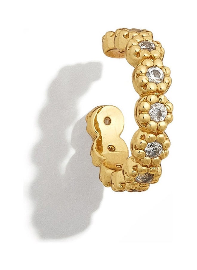 NIBEMINENT - 2-Piece Rhinestone Studded Ear Cuff - Image 1