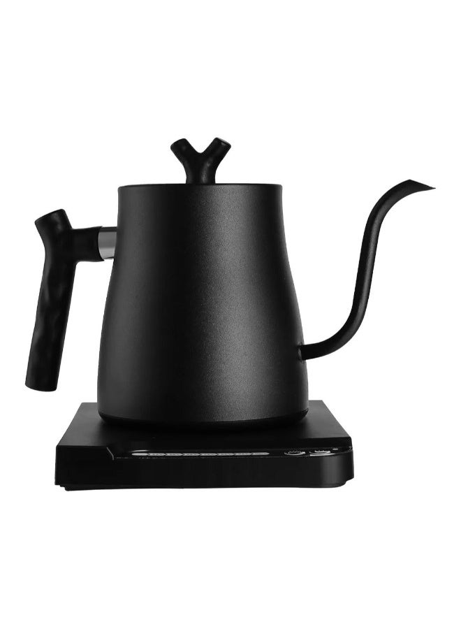 Cafe Kettle V60, Precision Electric Gooseneck Kettle 304 Stainless Steel Adjustable Temperature Quick Boil 1L Quick Heating - Image 2
