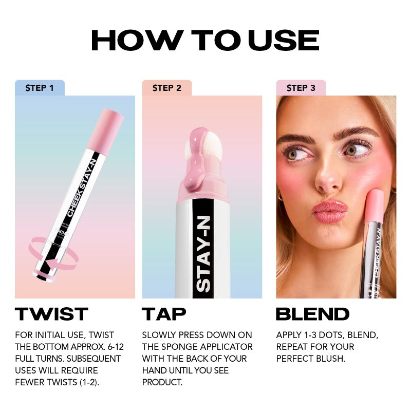 Sacheu Cheek STAY-N Liquid Blush for Cheeks â€” High Pigment, Buildable, Lightweight Cream Blush for Dewy & Radiant Flushed Cheeks â€” Long-lasting & Cruelty Free, I'm Guilty - Image 5