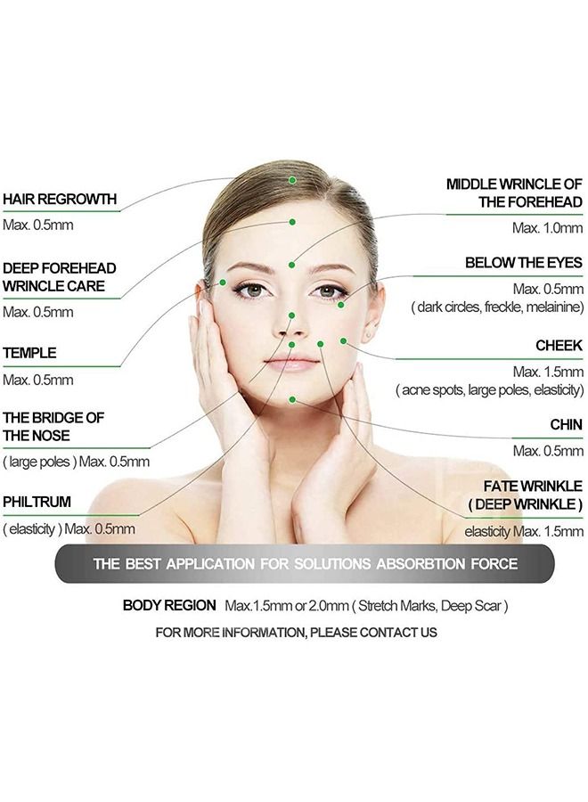 قلم ختم الجلد بالإبر الدقيقة مع إبر قابلة للتعديل - Image 3