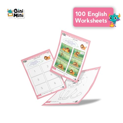 GiniMini 300 Nursery Worksheets for 2 3 4 5 6 Years, Fun Learning Activities, Return & Birthday Gifts for Boys, Girls (English, Maths, Science, & EVS) - Image 4