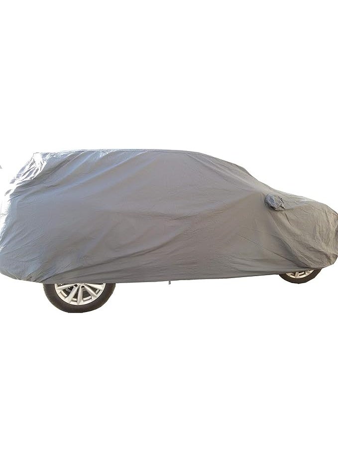 Heavy Duty Car Cover 2 Layers Waterproof SUV Protection Padded Cotton Interior All Weather Vehicle Shield