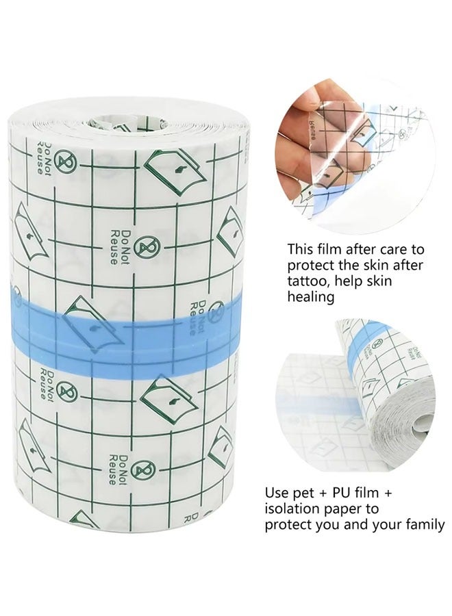 Generic Tattoo Aftercare Bandage, Tattoo Waterproof Bandage, Second Skin Tattoo Cover Up Tape, Tattoo Healing Wrap, Tattoo Wrap, Tattoo Tape, Tattoo Supplies（5cm×5m）  - Image 3