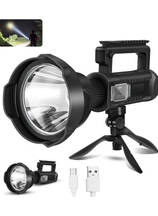 High Brightness Rechargeable LED Flashlight with Tripod Stand and 4 Modes, IPX5 Waterproof, Camping, Home Security, Emergency Flashlight - pzsku/ZD203A986E59933E2A162Z/45/_/1729787429/4424e16d-b1fd-4ed8-88d2-43eddbe58ee5
