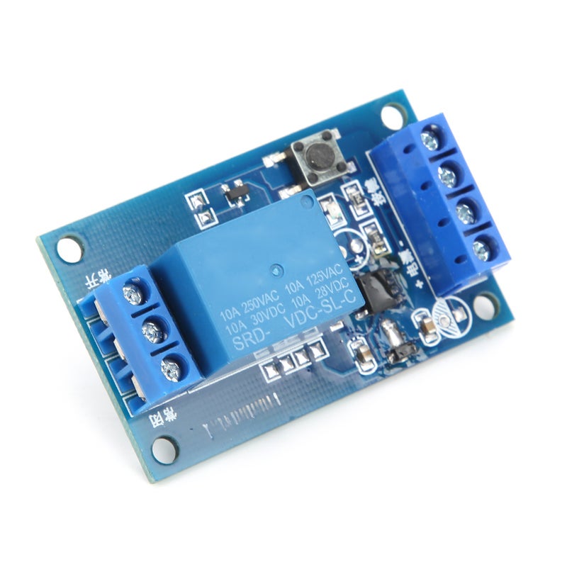 Relay Module Bistable State 1Way StartStop SelfLocking Microcomputer Automobile Modification Switch(12V ) - Image 1