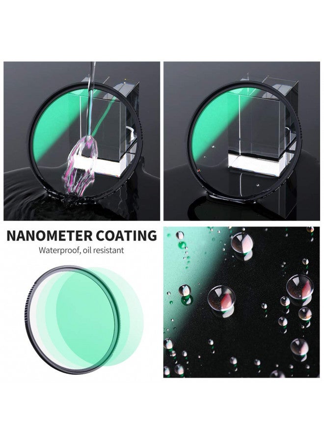 K&F Concept فلتر ضبابي أسود 1/4 بقطر 43 مم من K&F Concept مع تأثير سينمائي و28 طبقة متعددة مقاومة للماء والخدوش لتصوير الفيديو/المدونات/البورتريه - Image 3