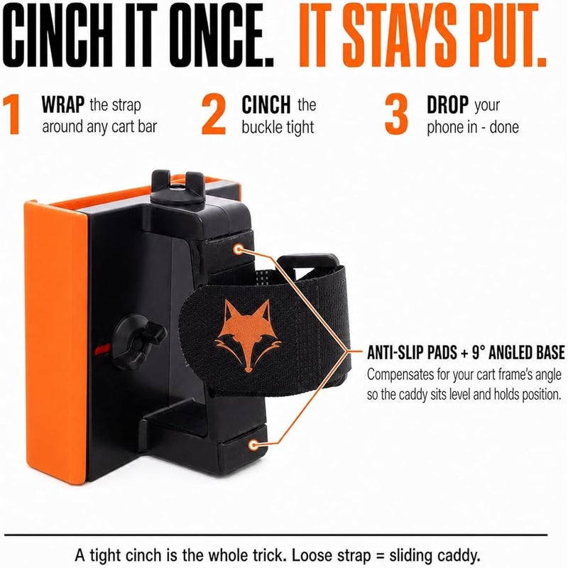 DESERT FOX GOLF - Phone Caddy - Orange - Image 5