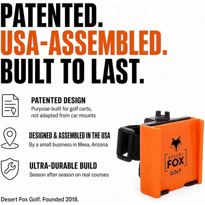 DESERT FOX GOLF - Phone Caddy - Orange - Image 4