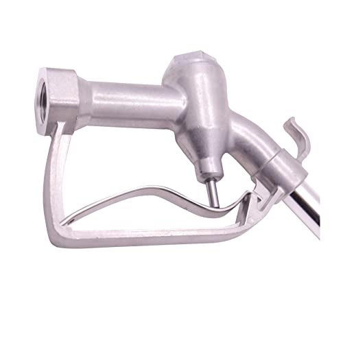 MENAITEK 3/4" NPT Gravity Tank Manual Fuel Nozzle with Hook Max Flow Rate 16 GPM 50 PSI for Manual & Electric Fuel Pumps 3/4" Inches(OD=20mm) Straight Spout Used For Diesel Gasoline Oil Biodiesel - Image 4