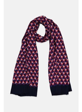 kipling Men Textured Keon Triangle Scarves, Purple Combo  - Image 1