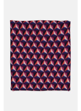 kipling Men Textured Keon Triangle Scarves, Purple Combo  - Image 2