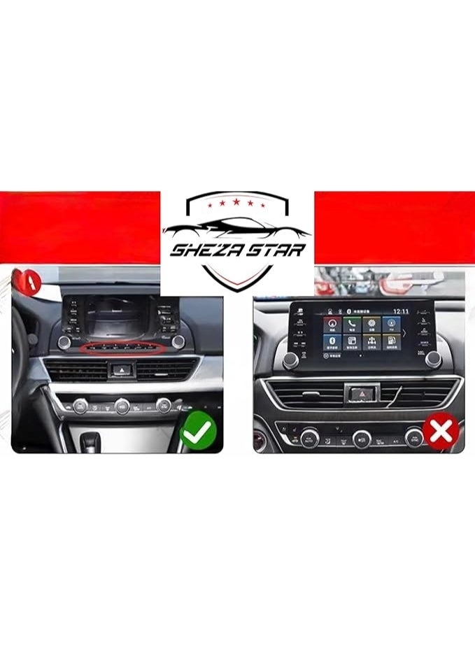 SHEZA STAR Android Car Stereo for Honda Accord 10th 2018-2022 1GB RAM 32GB ROM M-Link Wi-Fi BT, Radio GPS, 10 Inch IPS Touch Screen with AHD Camera Included  - Image 2