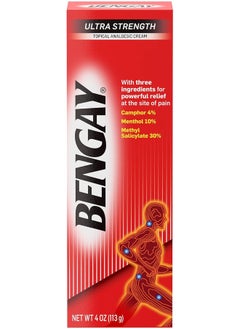 Bengay , Topical Ultra Strength Analgesic Cream, 4Oz (113G)  - Image 1