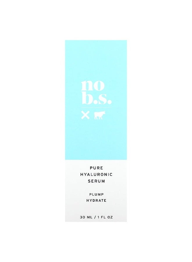 No BS Skincare No BS Skincare, Pure Hyaluronic Serum, 1 fl oz (30 ml)  - Image 2