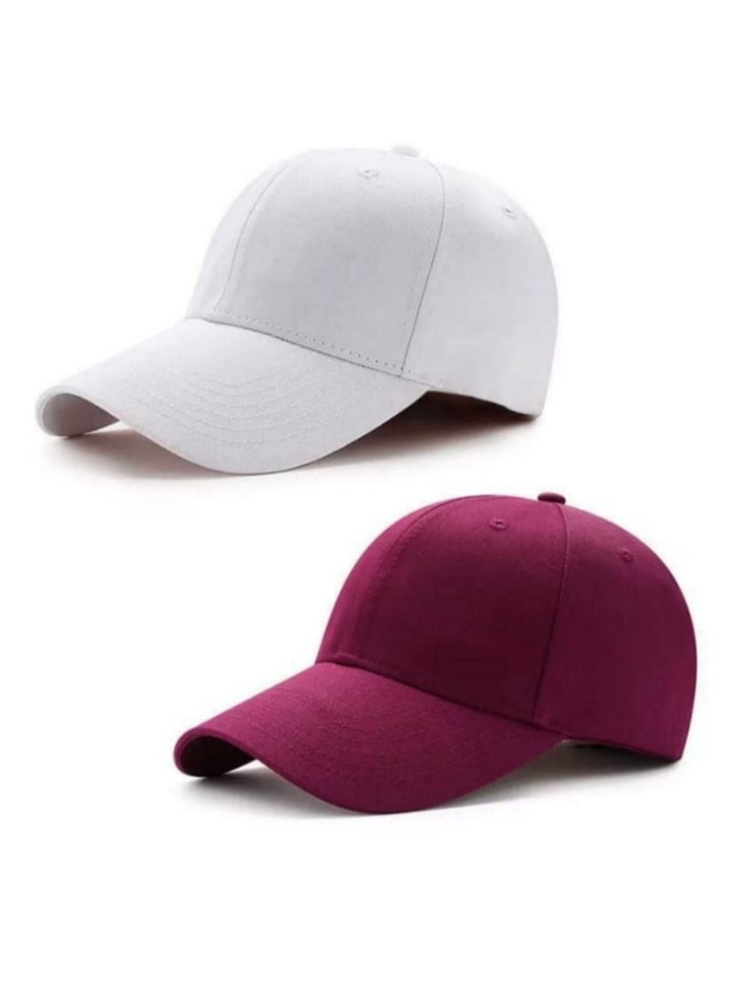 GoodBuy Bundle of 2 Summer Baseball sports Cap hat 