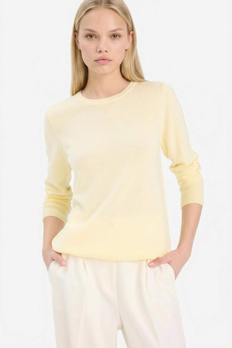 DeFacto Regular Fit Crew Neck Knitwear Pullover - Image 1