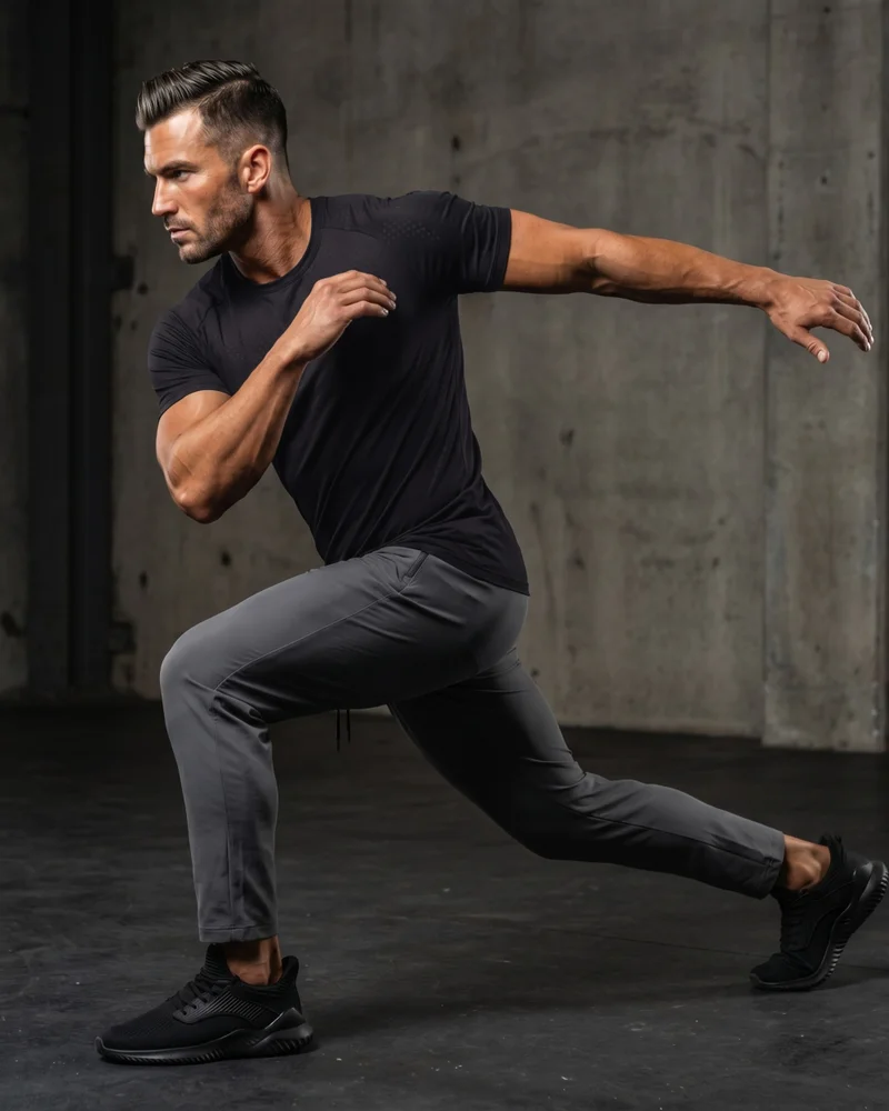 Musclemind Black Core Training Ultralight T-shirt for Men | Best Price UAE