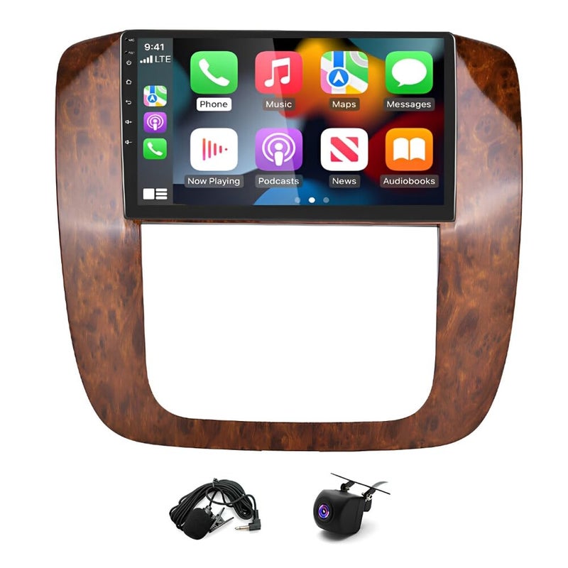Hiolpen Double Din Car Stereo Android 13 for GMC Yukon for Chevy Tahoe Suburban 07-12 for CarPlay Radio Stereo GPS 2+32G - Image 1