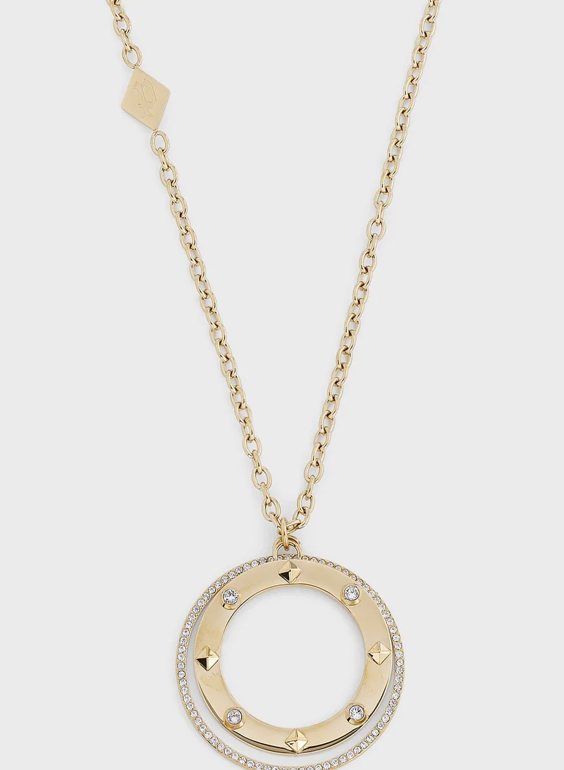 POLICE Stainless Steel Necklace With Crystals