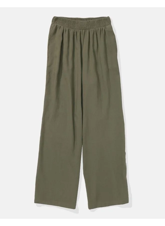 Aerie High Waist Wide Leg Pants