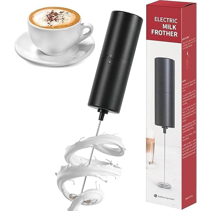 سکیلو خلاط كهربائي صغير لخفق الحليب وخفاقة القهوة وخلاط البيض وخلاط الرغوة وخفيف الوزن وأداة مطبخ تعمل بالبطارية - Image 1