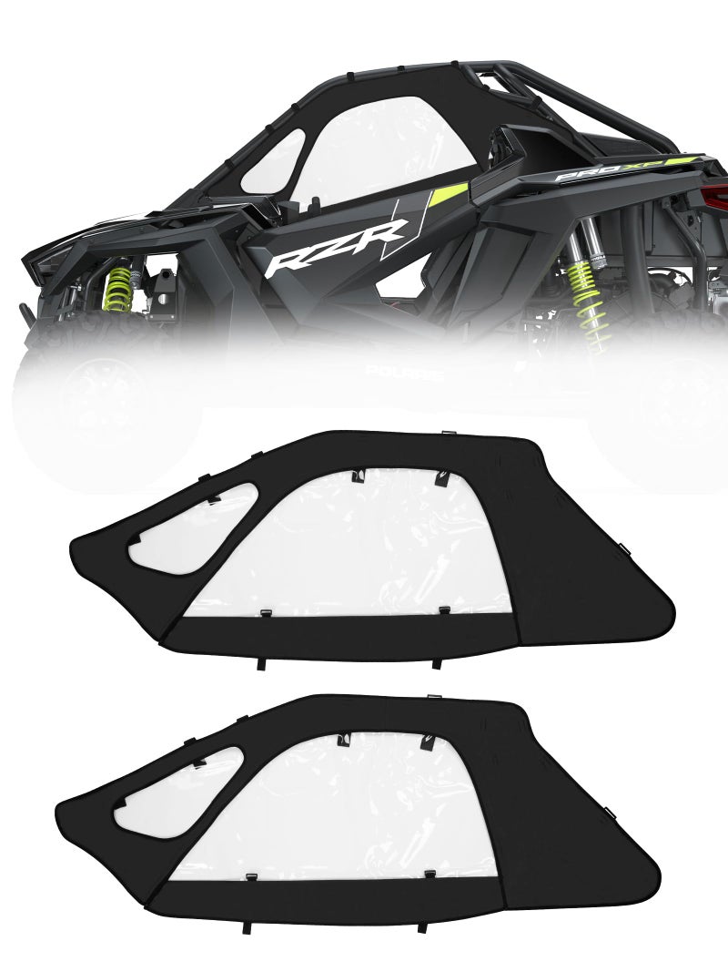 Generic ZIDIYORUO Polaris RZR PRO Soft Cab Enclosures – Water Resistant & No Windy in RZR PRO XP w/Upper Windows, Straps Install, for 2020-2024 Polaris RZR PRO XP/Turbo R 2-seat.  - Image 1