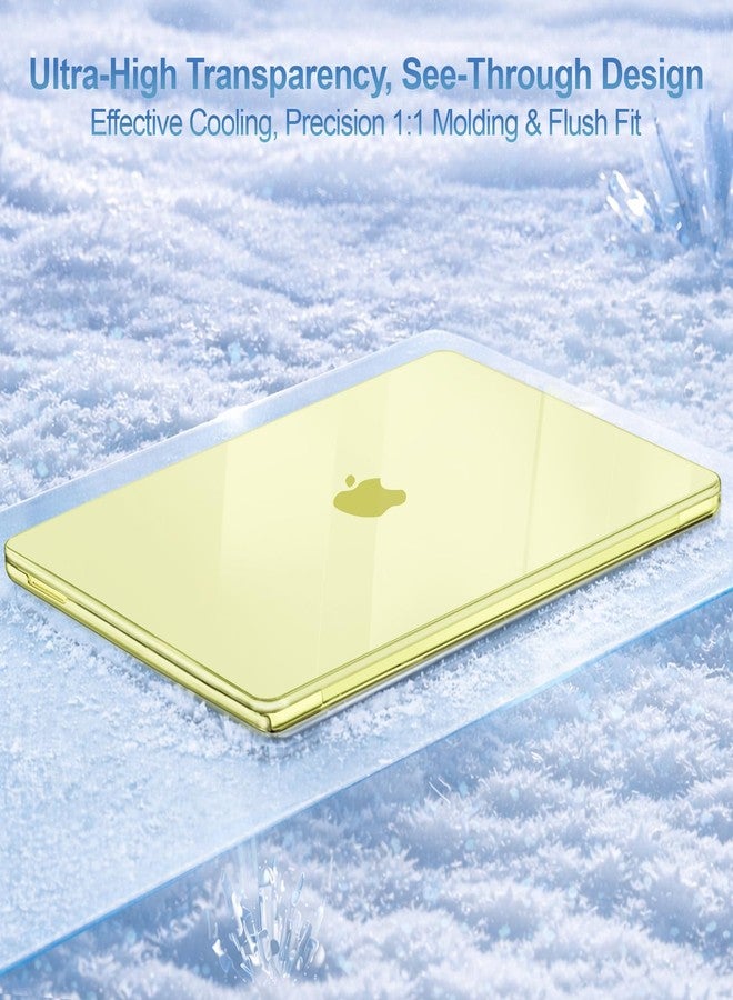 موسيسو غطاء MOSISO متوافق مع جهاز MacBook Neo مقاس 13 بوصة، لون كريستال سيتروس - Image 3