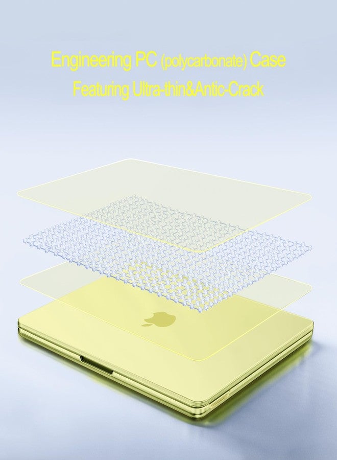 موسيسو غطاء MOSISO متوافق مع جهاز MacBook Neo مقاس 13 بوصة، لون كريستال سيتروس - Image 5