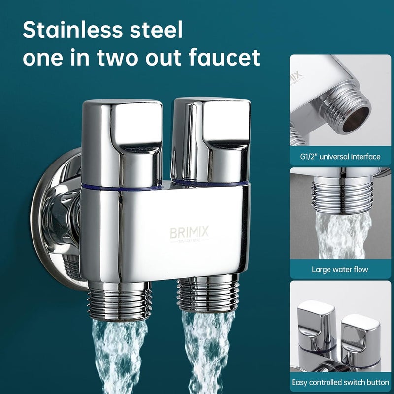 BRIMIX Double Control Heavy Duty Angle Valve - Image 3