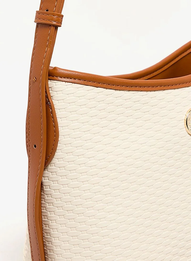 ANNE KLEIN  Anne Klein Contrast Detail Pu Crossbody Bag for Women | Best Price UAE