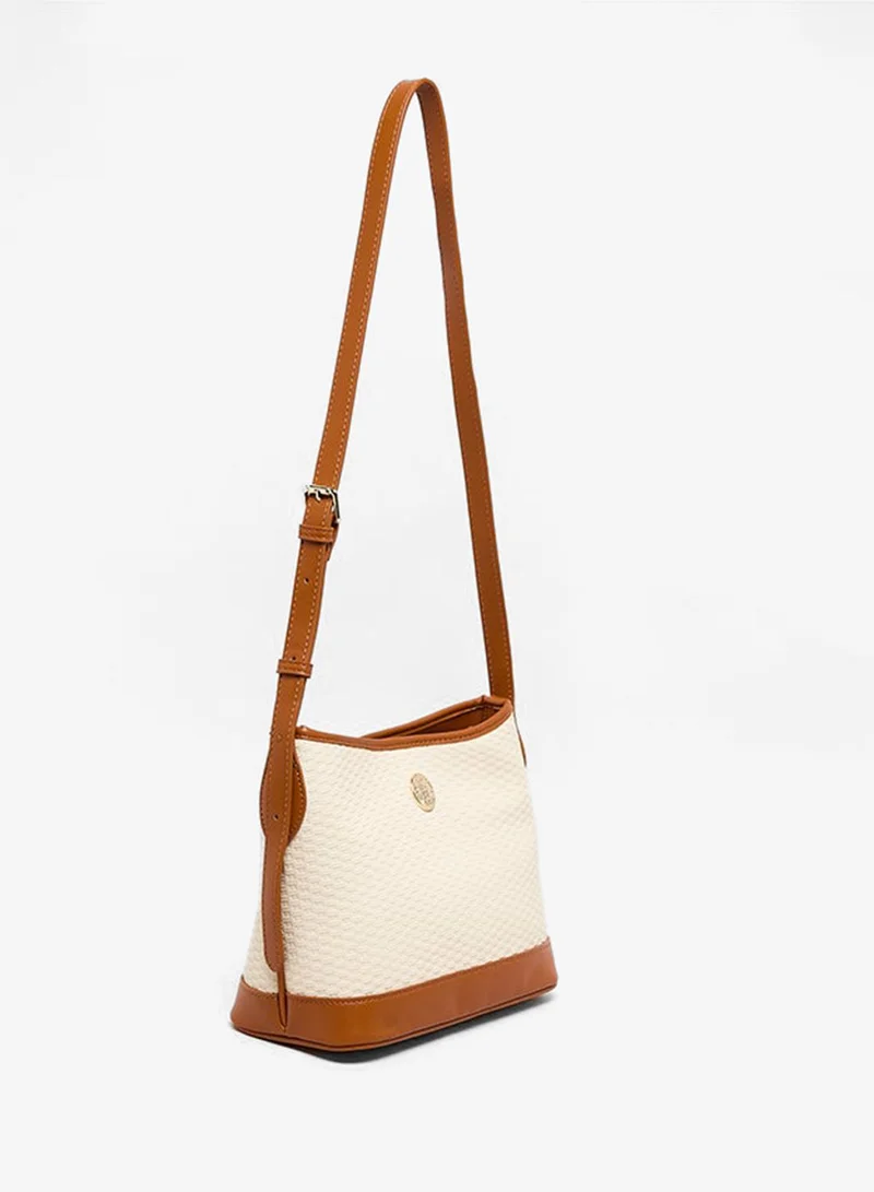 ANNE KLEIN  Anne Klein Contrast Detail Pu Crossbody Bag for Women | Best Price UAE