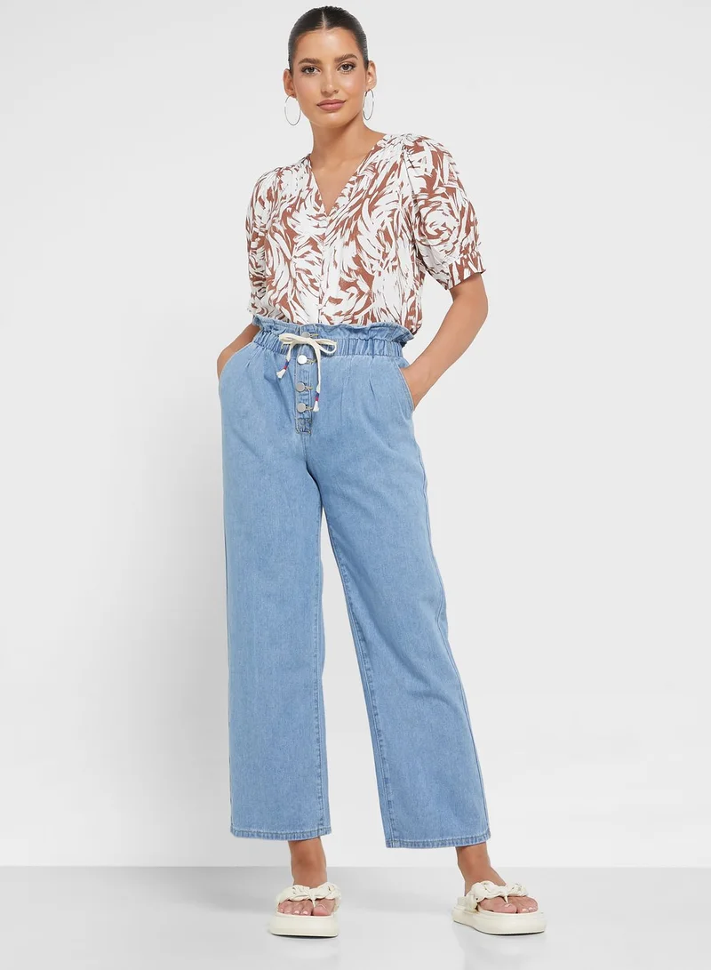 Ginger Denim Joggers