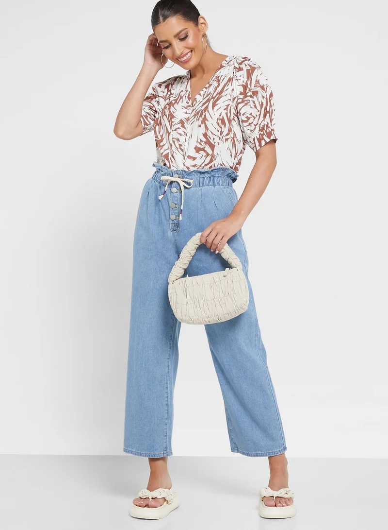Ginger Denim Joggers