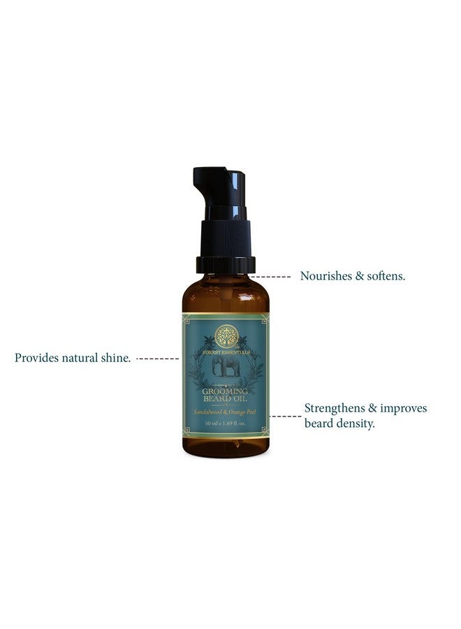 فورست اسينشالز زيت العناية باللحية من Forest Essentials | زيت طبيعي خفيف وغير لزج لنمو اللحية | للاستخدام اليومي | برائحة النيم - Image 2