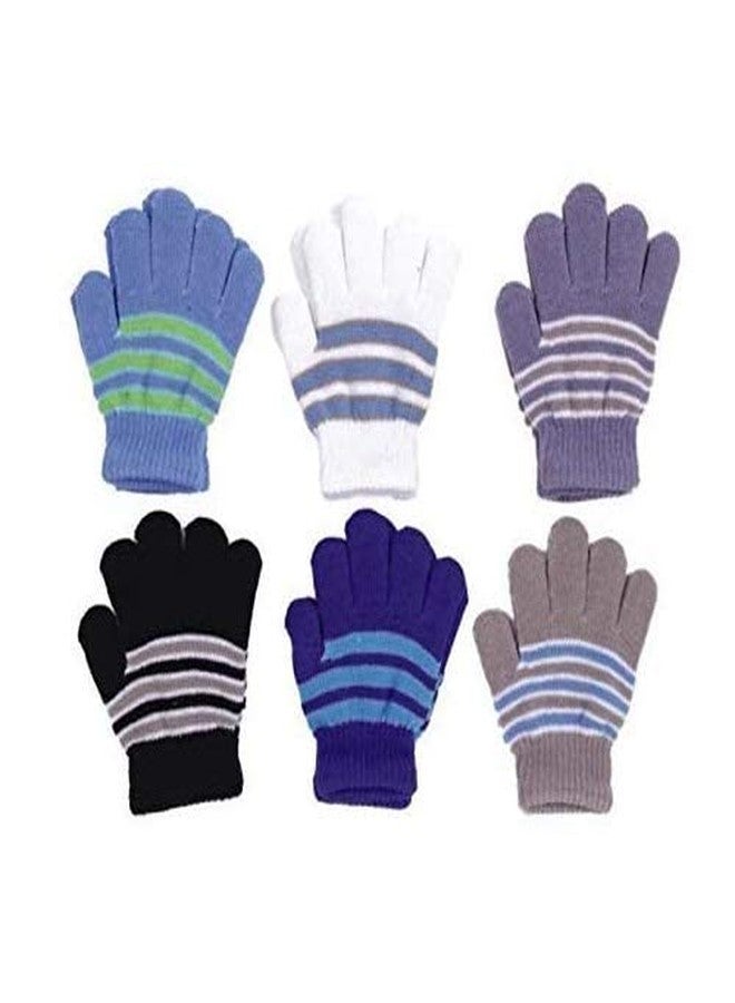 Neellohit Baby H Baby Boy's & Baby Girl's Soft Woolen Winter Warm Kids Hand Gloves (Multicolor (2-9 Years) Pack of 2 - Image 2
