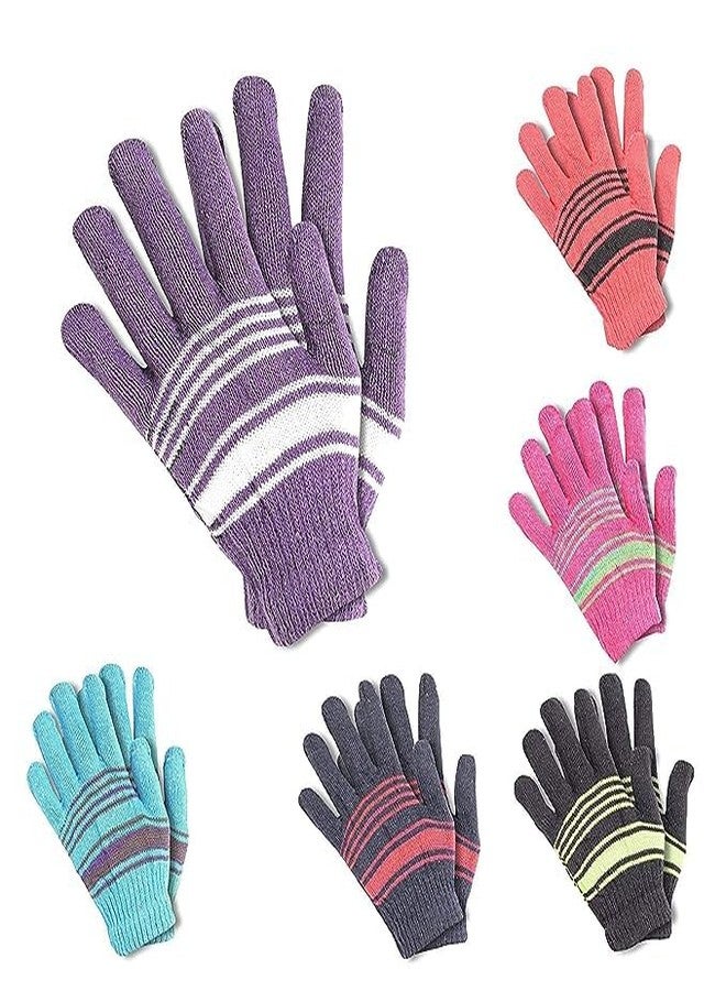 Neellohit Baby H Baby Boy's & Baby Girl's Soft Woolen Winter Warm Kids Hand Gloves (Multicolor (2-9 Years) Pack of 2 - Image 3