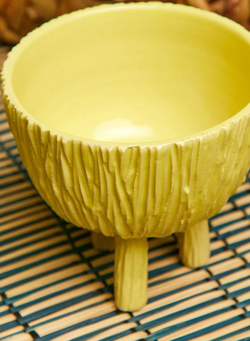Silsal Handmade Footed Condiment Bowl Medium