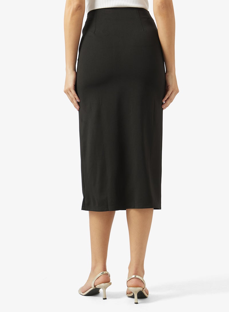 ELLA Pencil Skirt With Slit - Image 3