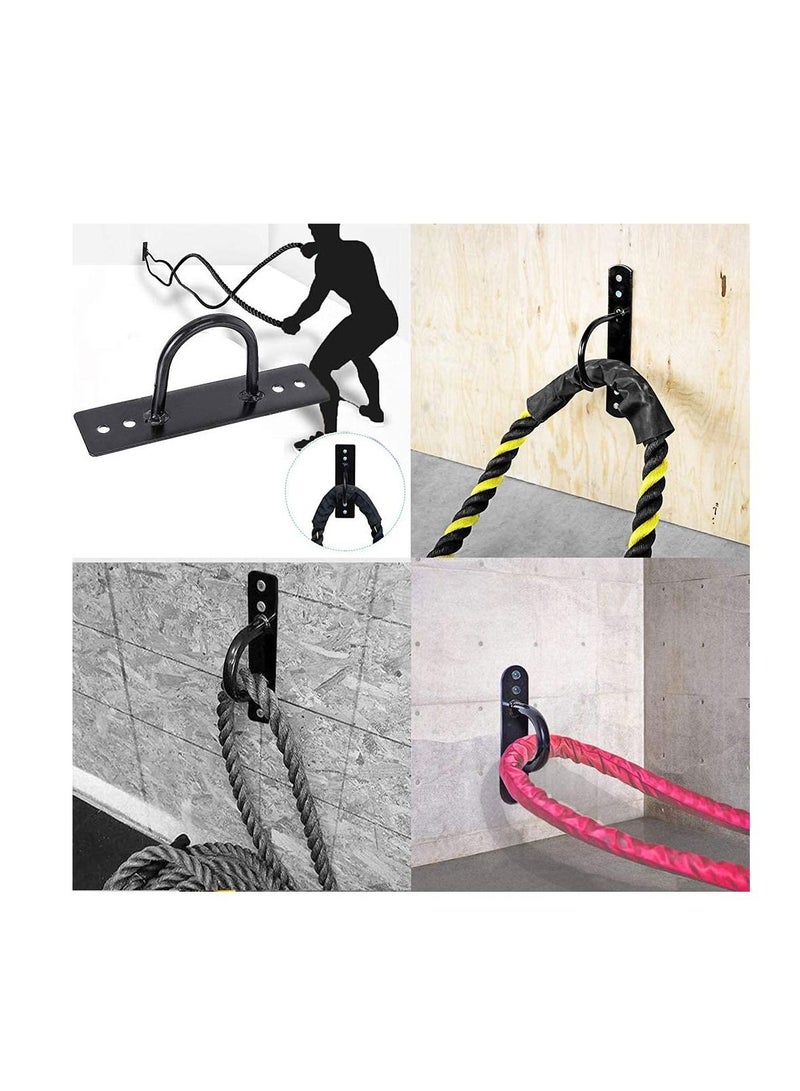 KASTWAVE Wall Ceiling Mount Anchor Bracket, KASTWAVE Battle Rope Hook Anchor for Suspension Straps Gymnastic Rings Hammock Battle Ropes Fits Weight Strength Training Systems Boxing Equipment - Image 4