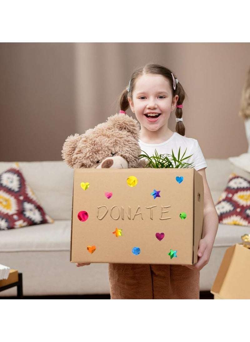 أوزيغالور 30 قطعة ملصقات نجوم لامعة ثلاثية الأبعاد، ملصقات قلوب لامعة لمكافأة الأطفال، أدوات المعلمين والديكور DIY - Image 5