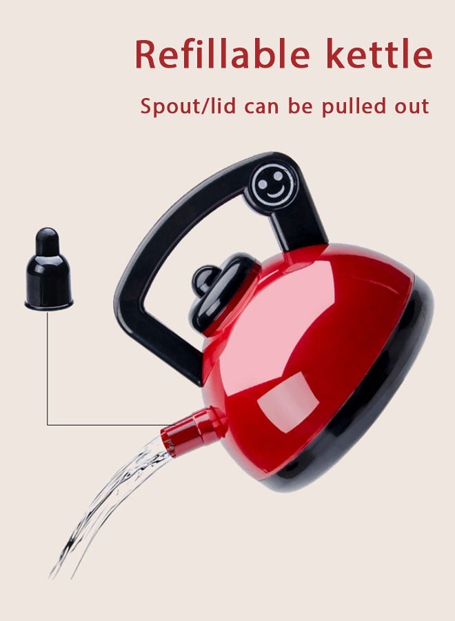 54Pcs Kids Kitchen Toy Accessories, Play Food Sets for Kids Kitchen Playset with Cookware Steam Pressure Pot and Induction Cooktop, Cooking Utensils, Preschool Learning Education Toys for Toddlers, - Image 5