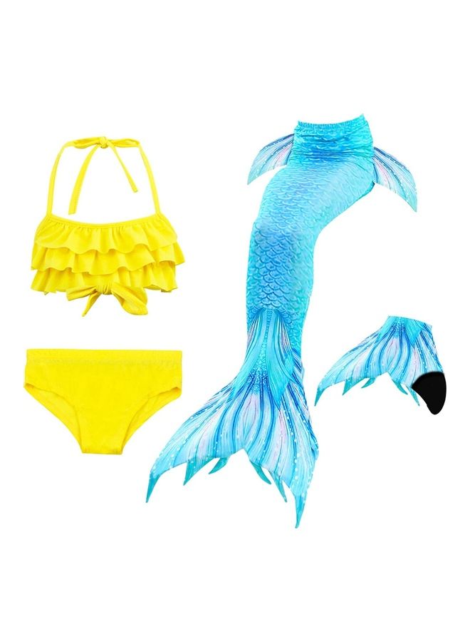 نيبمينينت 4-Piece Mermaid Themed Costume Set 150cm