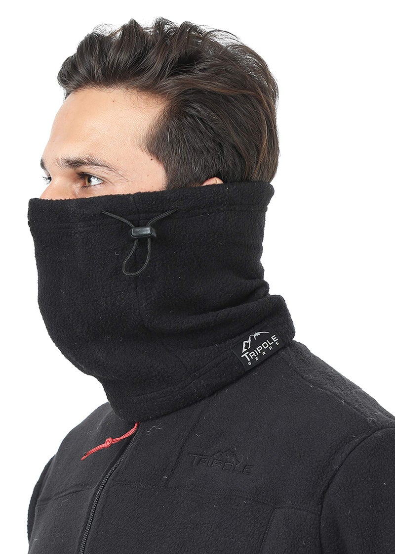 Tripole Buff Mask for Mouth and Neck Cover (Black) - Image 2